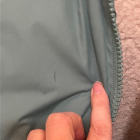 Lands' End UGC Girls Sz Large (10/12) Light Blue/Teal Hooded Jacket Coat - Picture 14 of 16